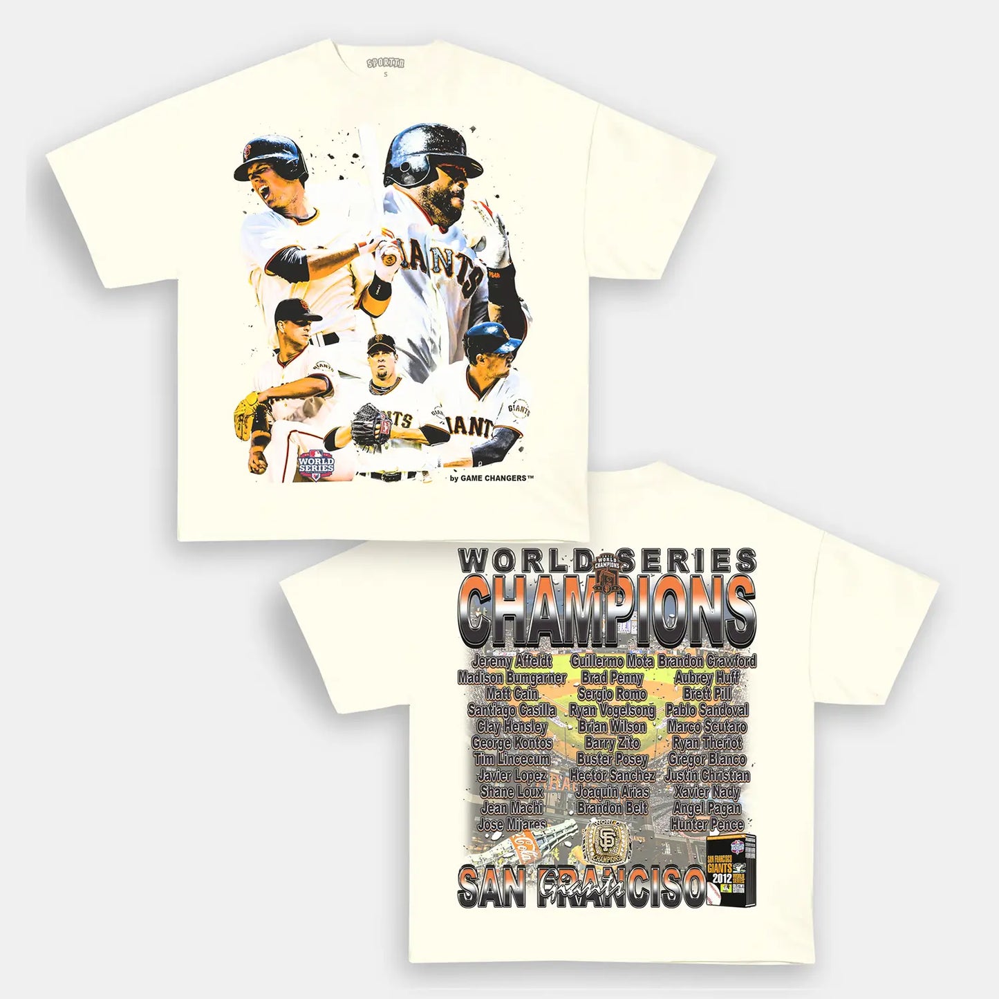 2012 WORLD SERIES CHAMPS - GIANTS TEE - [DS] Style002