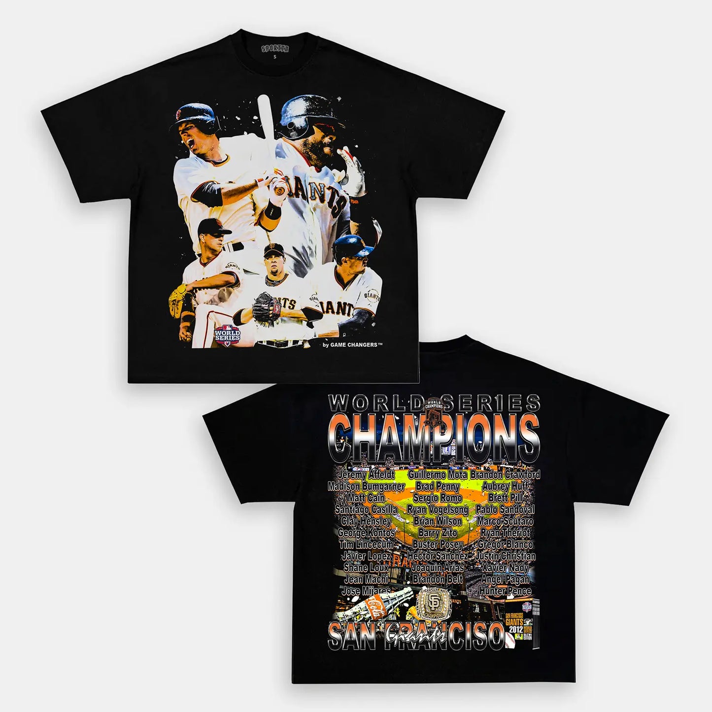 2012 WORLD SERIES CHAMPS - GIANTS TEE - [DS] Style002