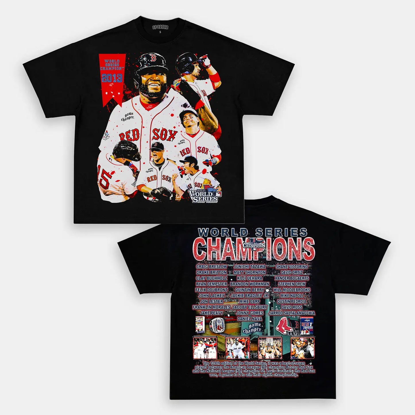 2013 WORLD SERIES CHAMPS - RED SOX TEE - [DS] Style001