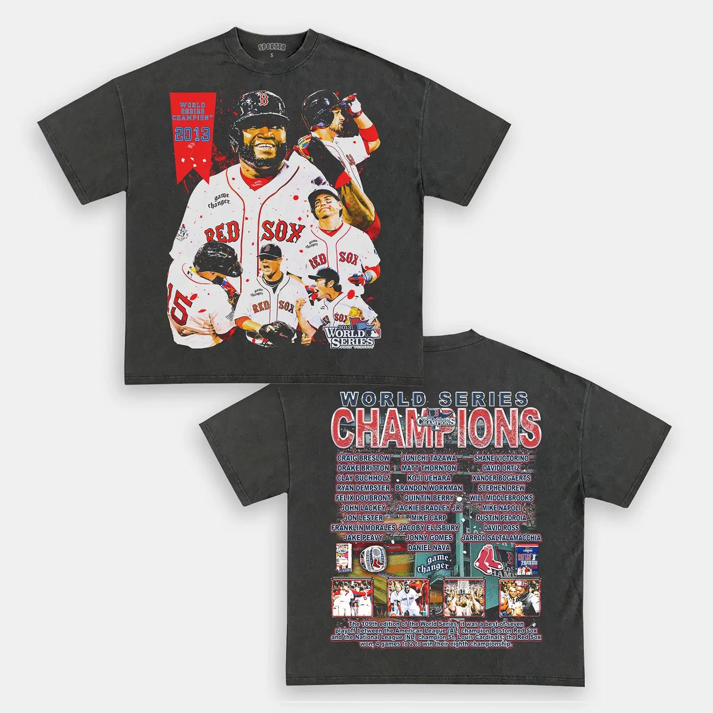 2013 WORLD SERIES CHAMPS - RED SOX TEE - [DS] Style001