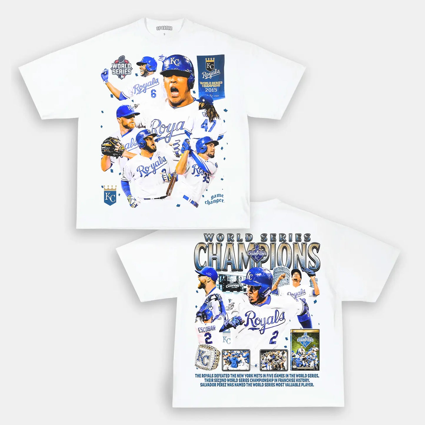 2015 WORLD SERIES CHAMPS - ROYALS TEE - [DS] Style001