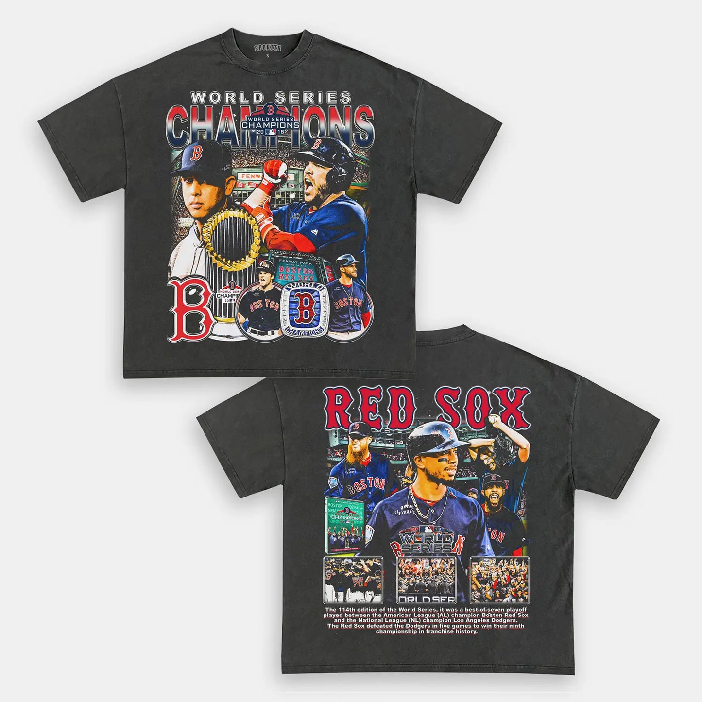 2018 WORLD SERIES CHAMPS - RED SOX TEE - [DS] Style001