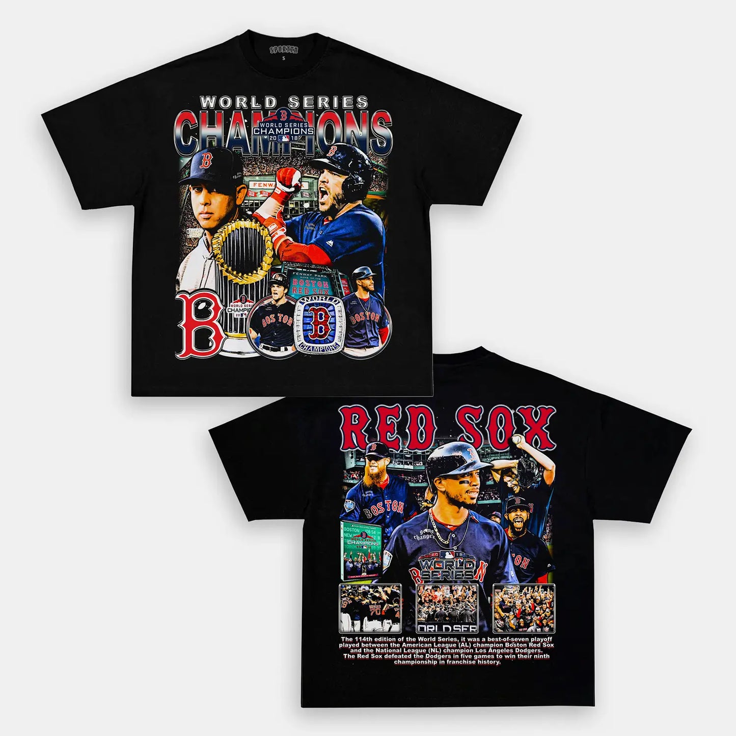 2018 WORLD SERIES CHAMPS - RED SOX TEE - [DS] Style001