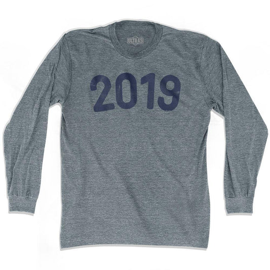 2019 Year Celebration Adult Tri-Blend Long Sleeve T-shirt