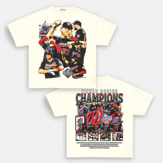 2019 WORLD SERIES CHAMPS - NATIONALS TEE - [DS] Style001