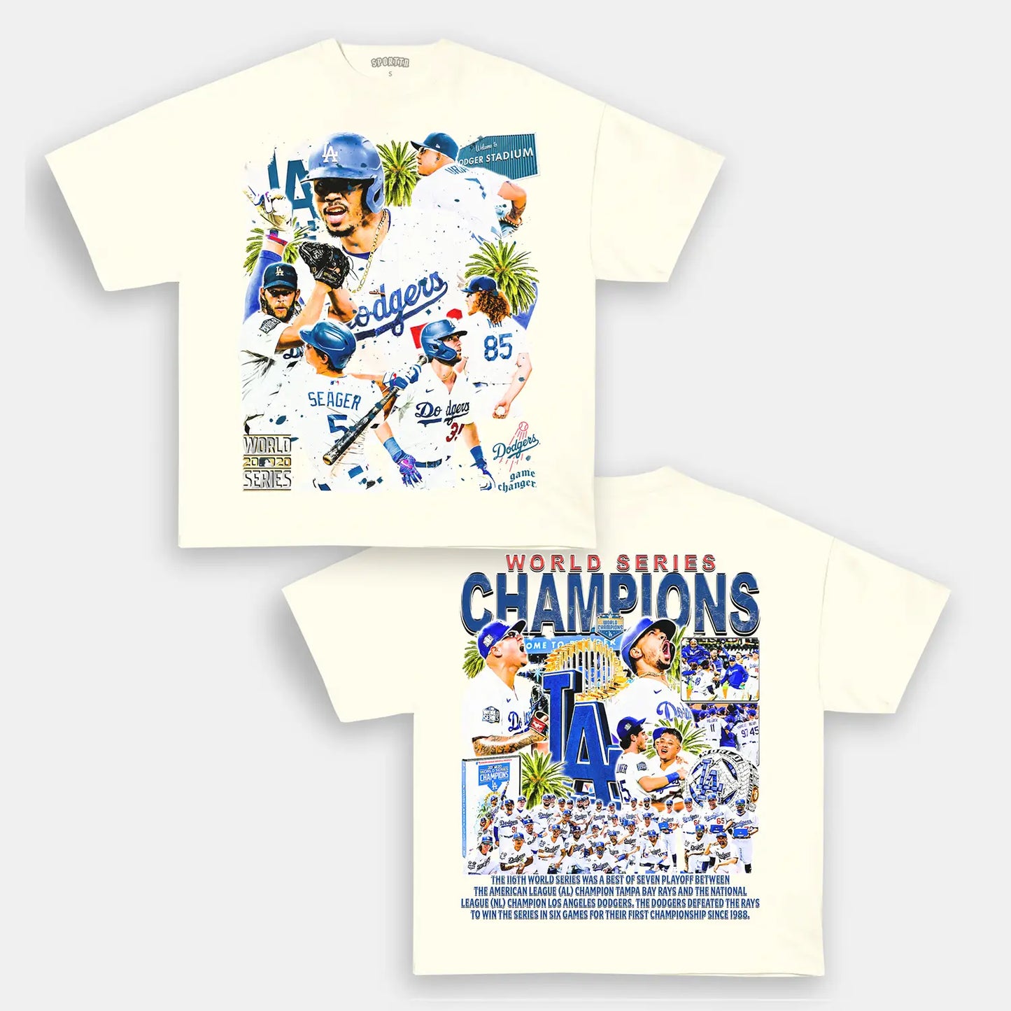 2020 WORLD SERIES CHAMPS - DODGERS TEE - [DS] Style001
