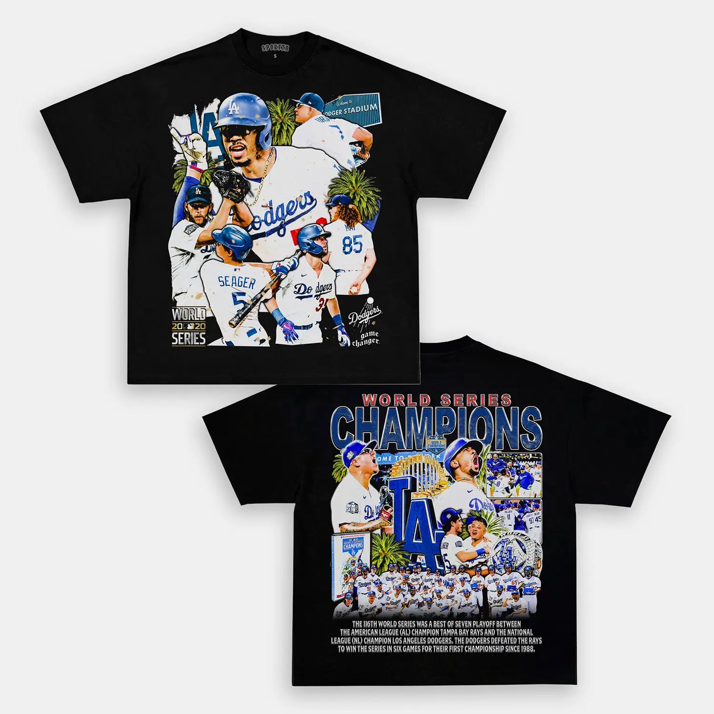 2020 WORLD SERIES CHAMPS - DODGERS TEE - [DS] Style001