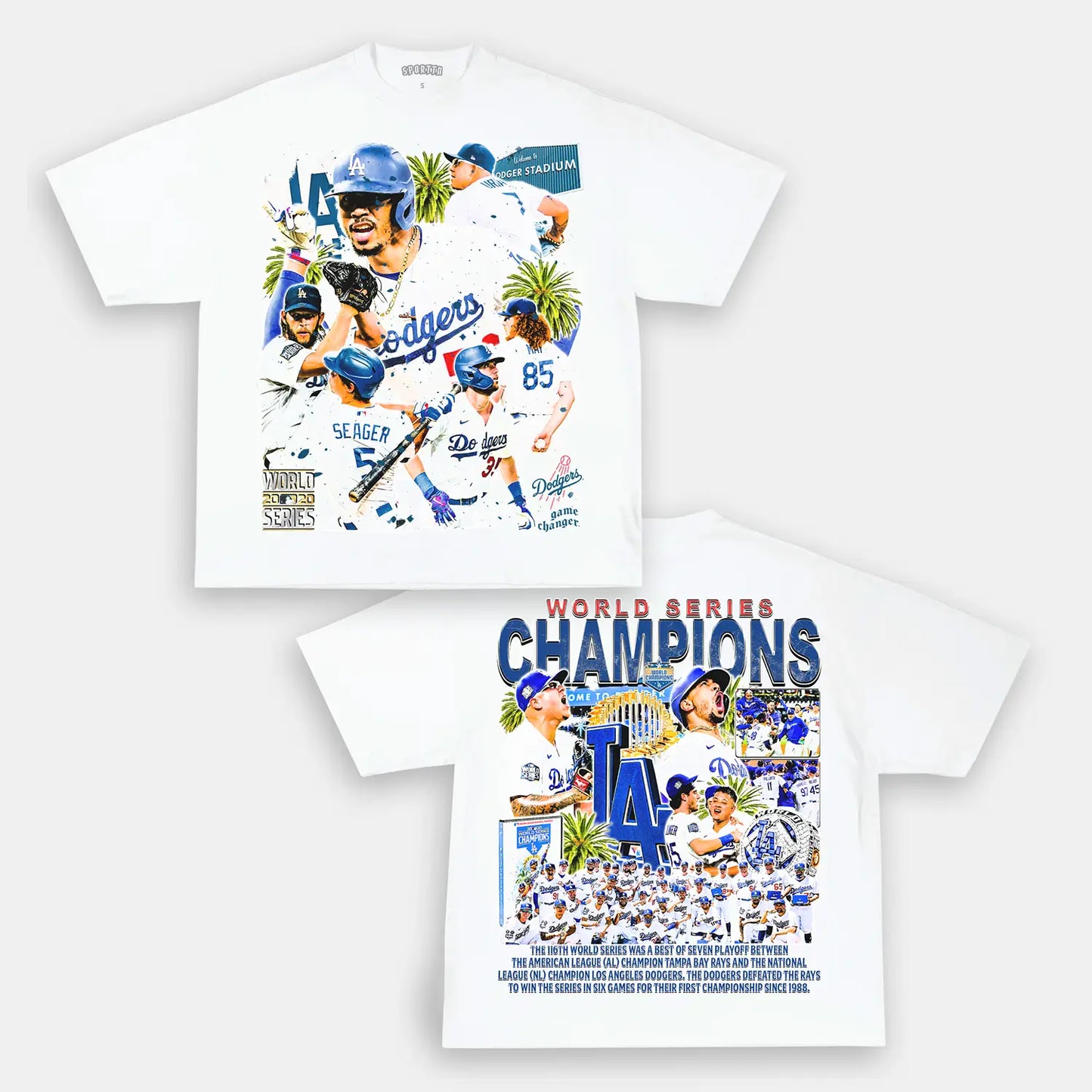 2020 WORLD SERIES CHAMPS - DODGERS TEE - [DS] Style001