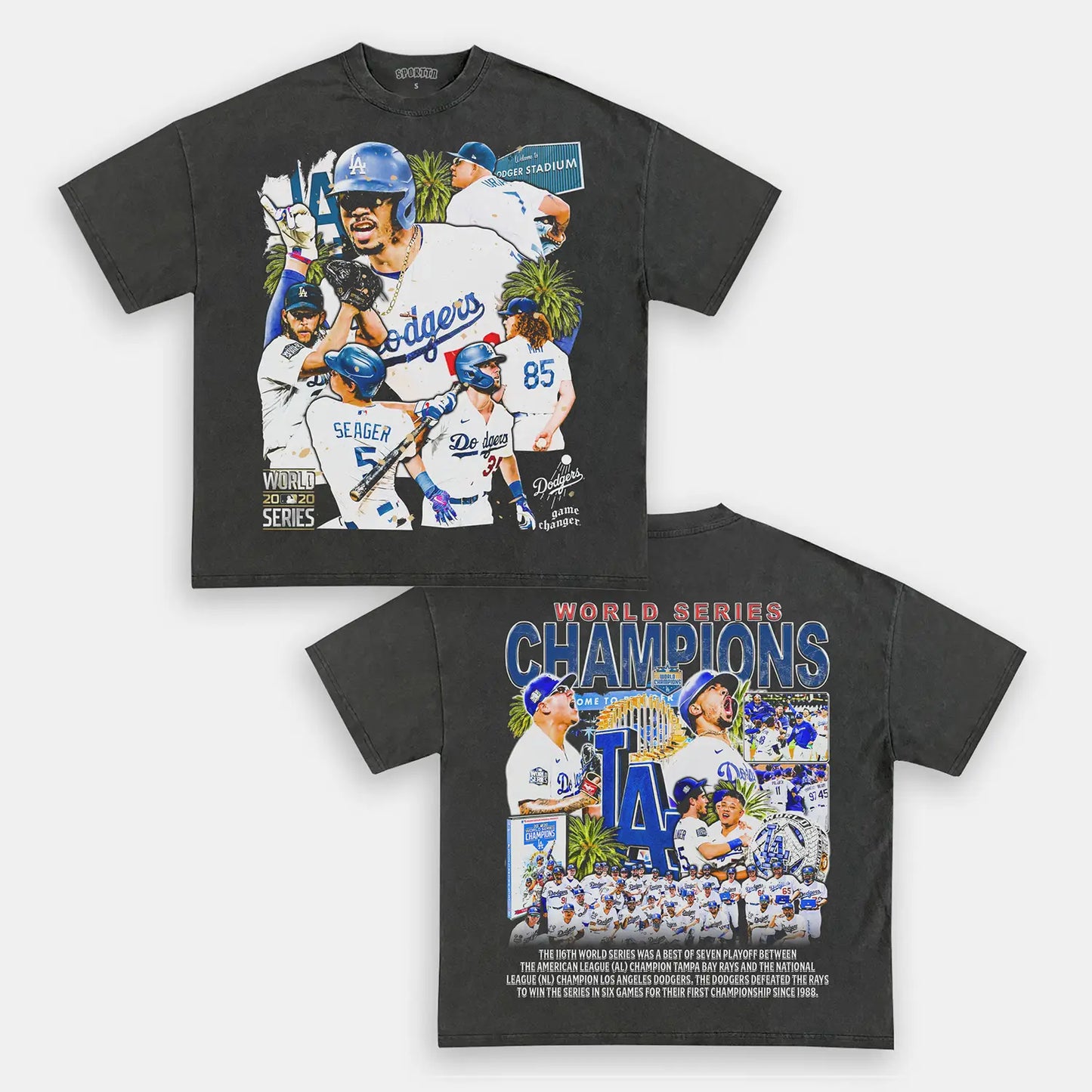 2020 WORLD SERIES CHAMPS - DODGERS TEE - [DS] Style001