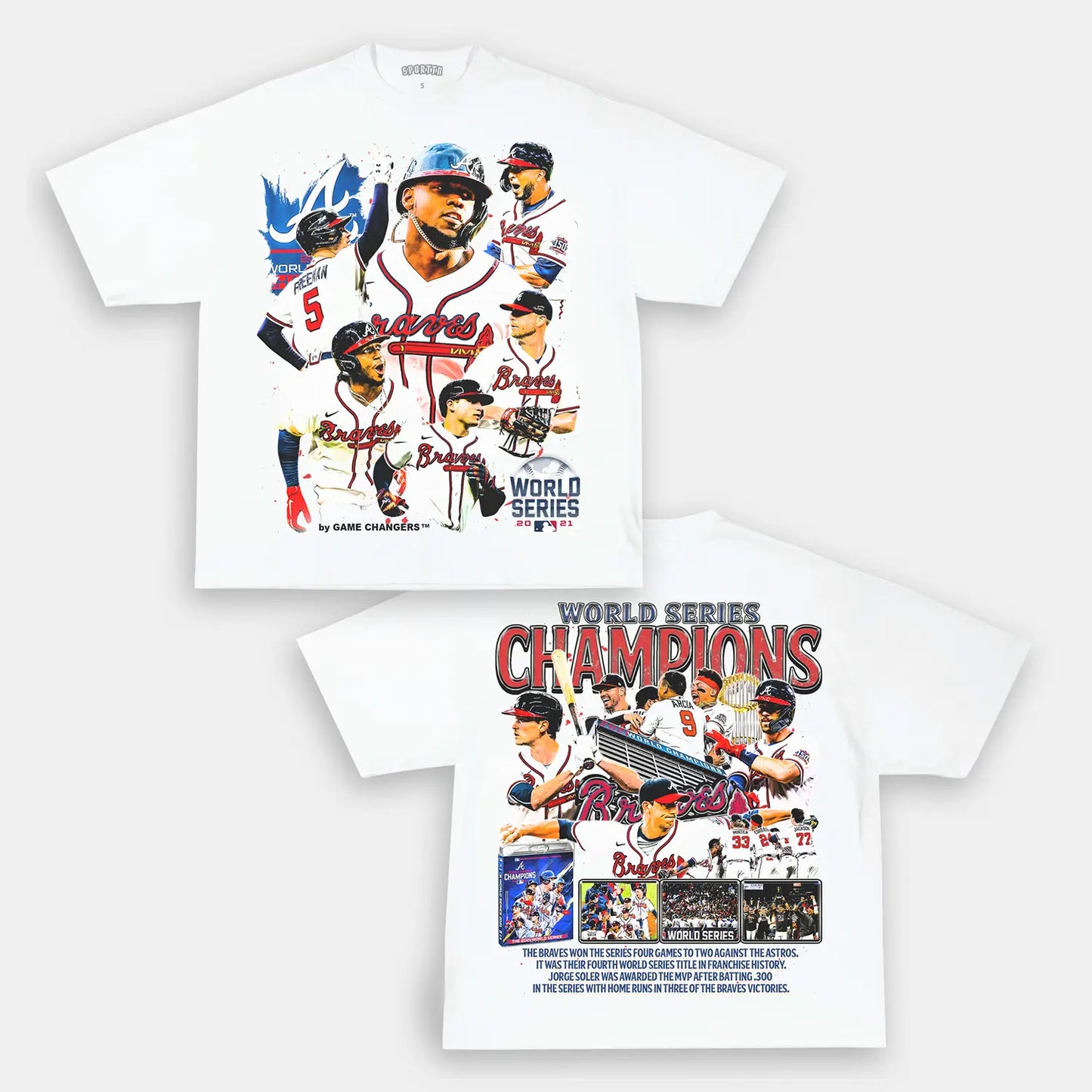 2021 WORLD SERIES CHAMPS - BRAVES TEE - [DS] Style001