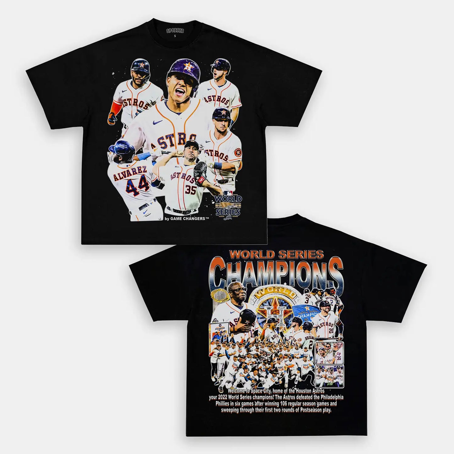2022 WORLD SERIES CHAMPS - ASTROS TEE - [DS] Style002
