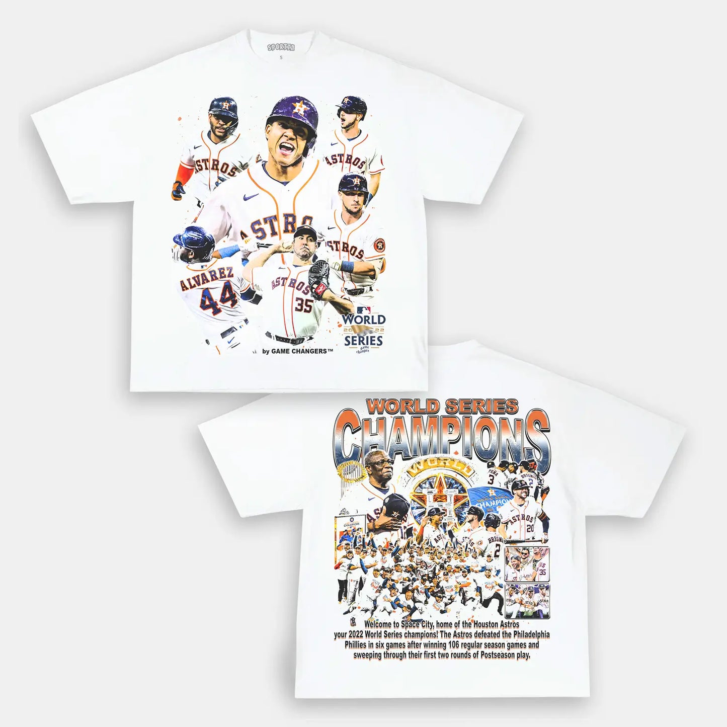 2022 WORLD SERIES CHAMPS - ASTROS TEE - [DS] Style002