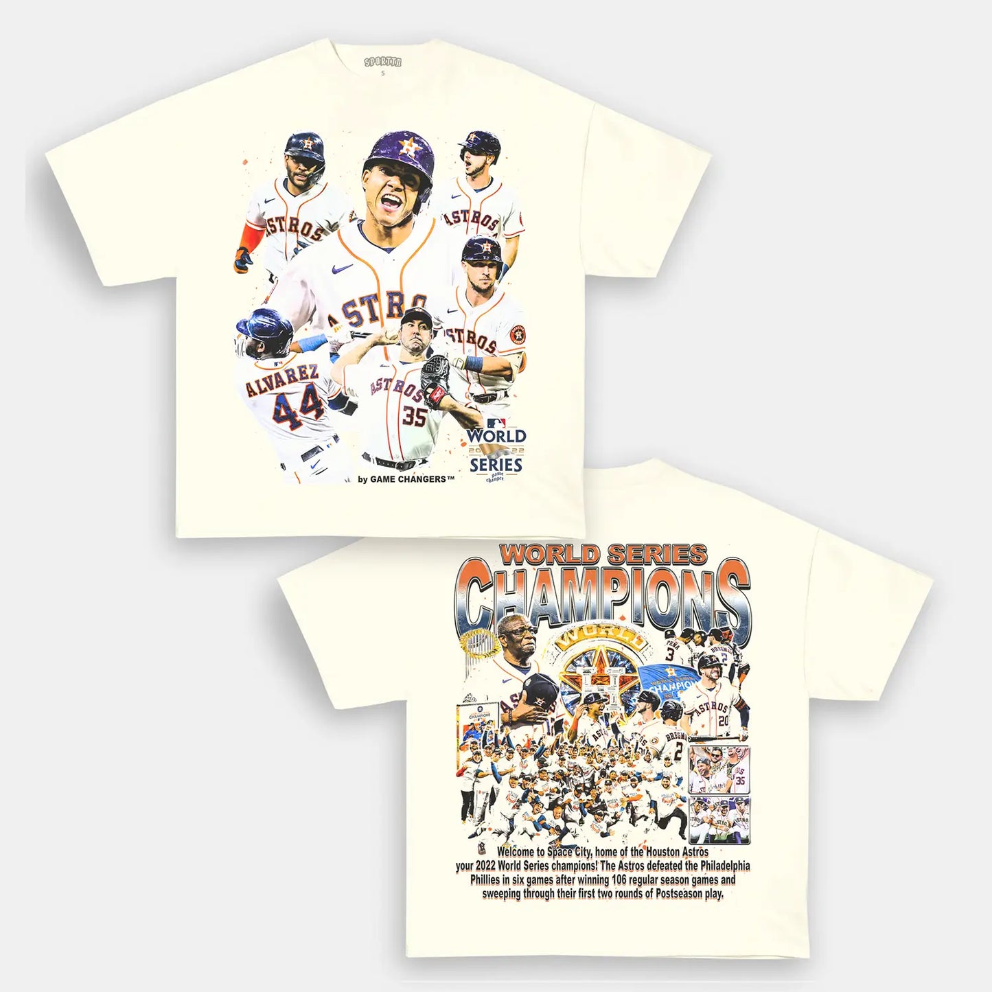 2022 WORLD SERIES CHAMPS - ASTROS TEE - [DS] Style002