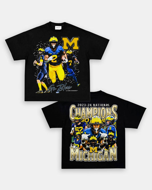 2023-24 NATIONAL CHAMPS - MICHIGAN TEE - [DS]