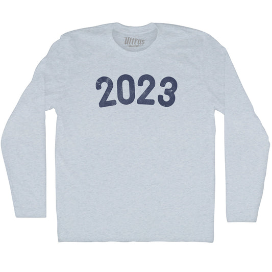 2023 Year Celebration Adult Tri-Blend Long Sleeve T-shirt Style003