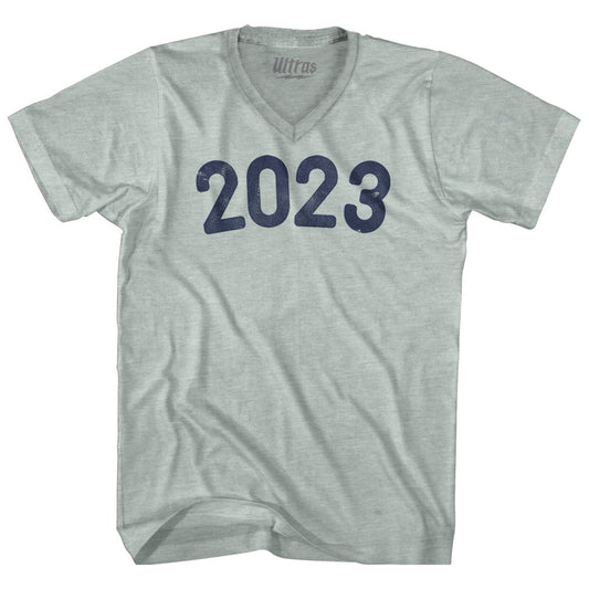 2023 Year Celebration Adult Tri-Blend V-neck T-shirt Style002