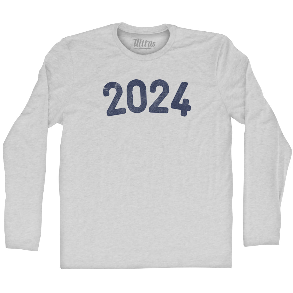 2024 Year Celebration Adult Cotton Long Sleeve T-shirt Style001