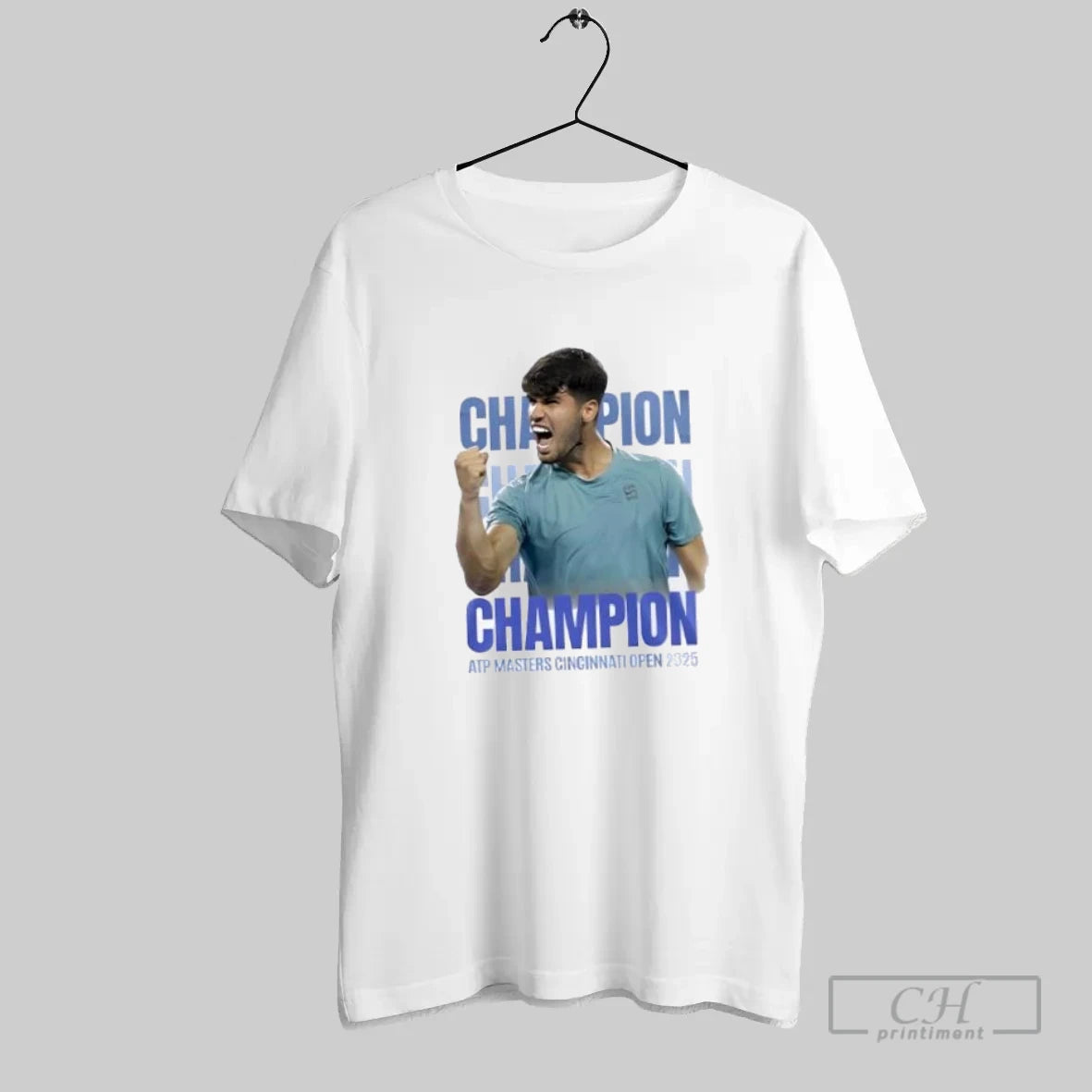 2025 Carlos Alcaraz Champion Atp Masters Cincinnati Open 2 Sided - clothing by TeeHivey.com