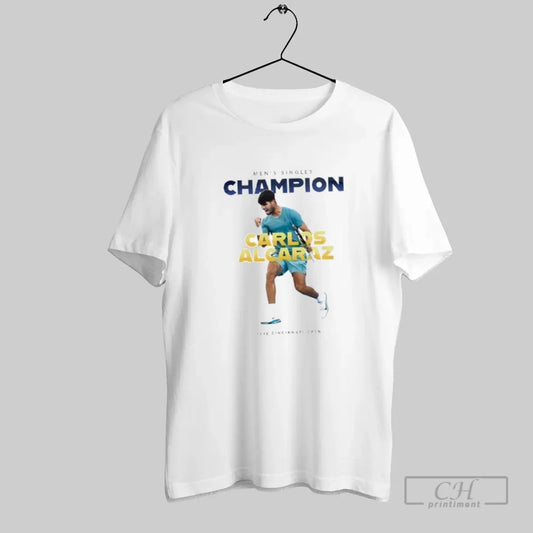 2025 Carlos Alcaraz Champion Cincinnati Open 2 Sided - clothing by TeeHivey.com