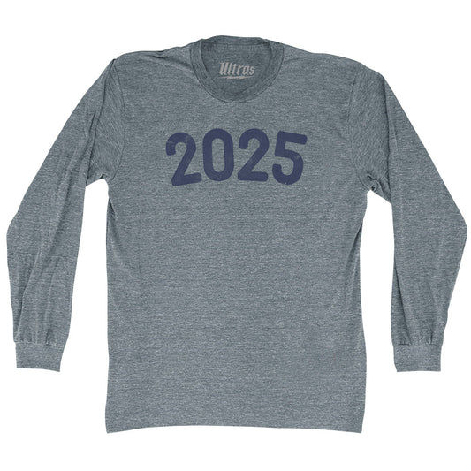 2025 Year Celebration Adult Tri-Blend Long Sleeve T-shirt Style002