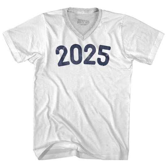 2025 Year Celebration Adult Tri-Blend V-neck T-shirt Style006