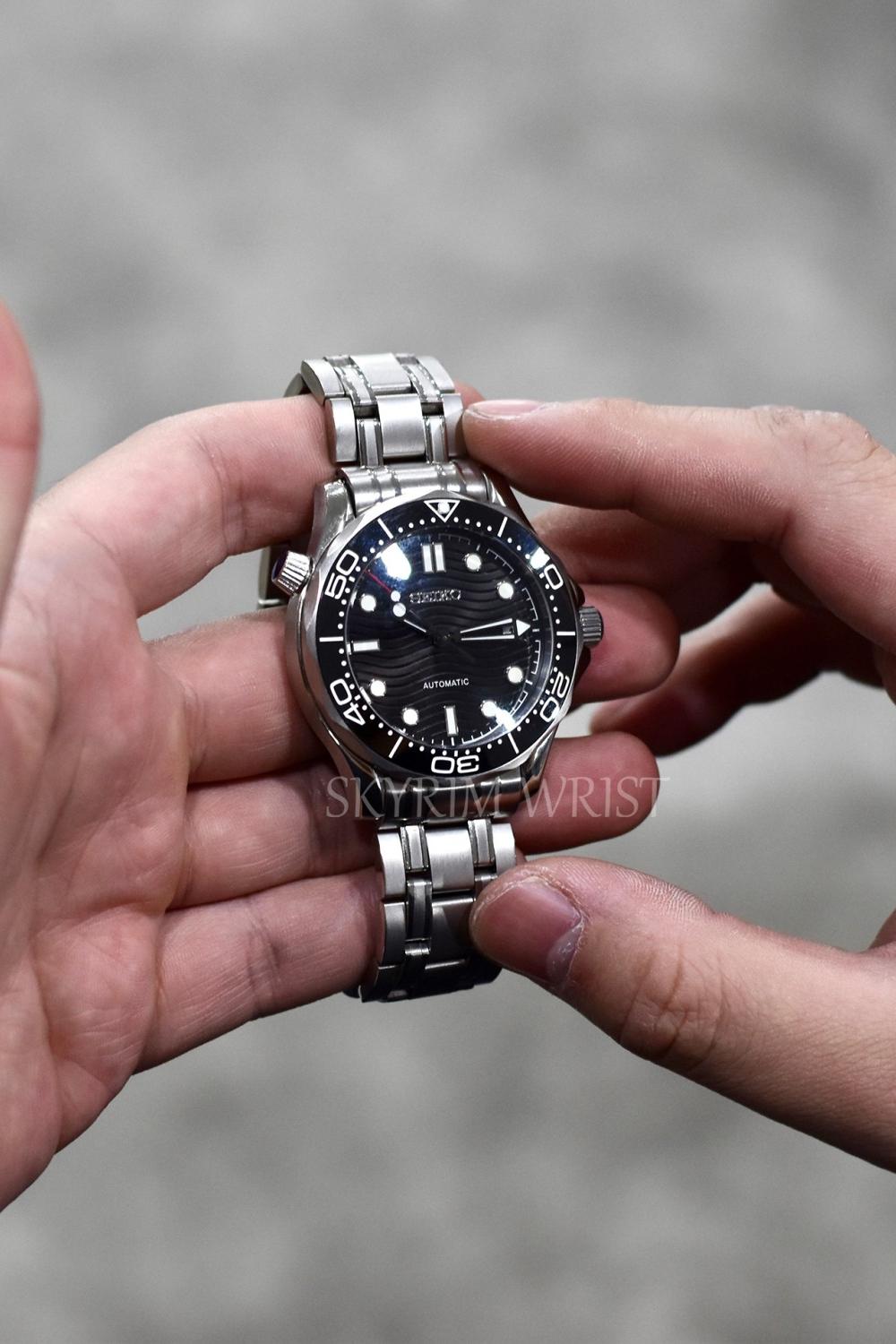 Mod Seamaster Silver Black