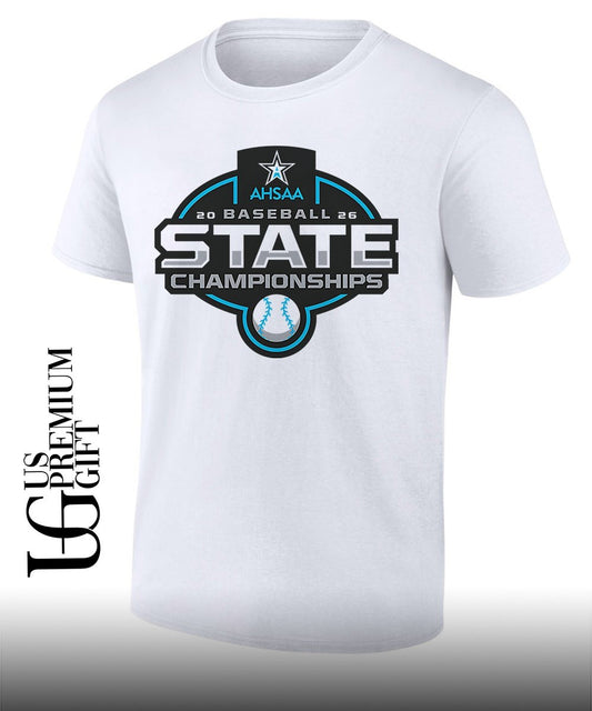 2026 AHSAA Baseball State Championships logo T-shirt