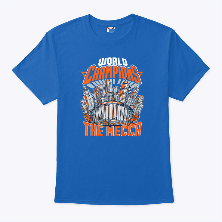 2026 Knicks World Champions The Mecca T Shirt