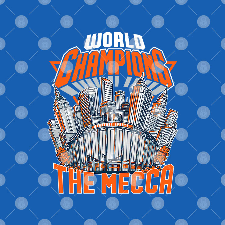 2026 Knicks World Champions The Mecca T Shirt