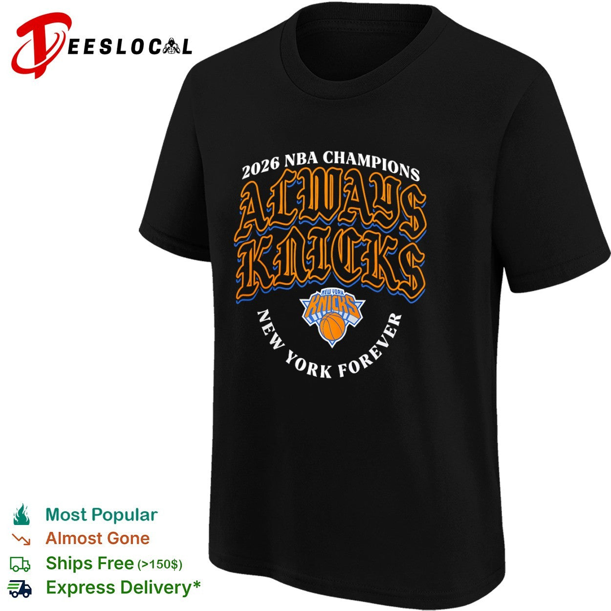 2026 NBA Champions Always New York Knicks Forever basketball shirt