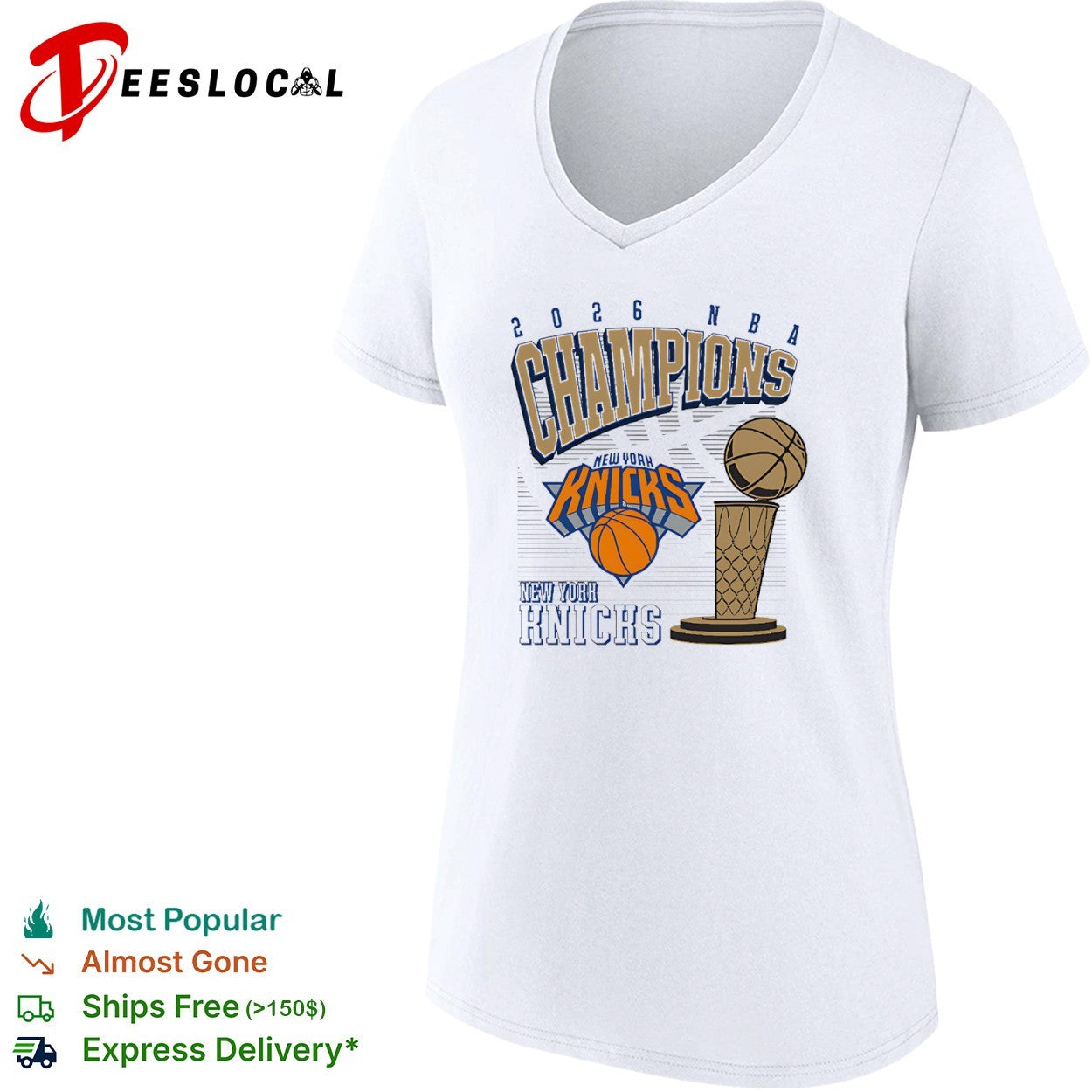 2026 NBA Champions New York Knicks Championship Trophy shirt