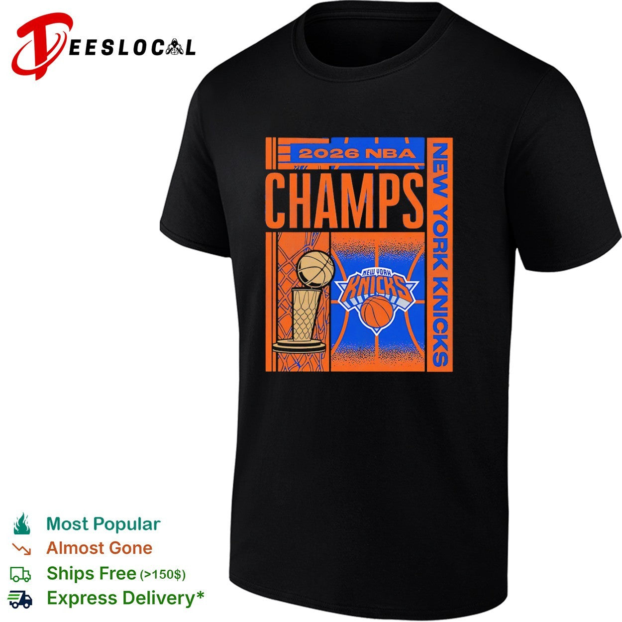 2026 NBA Champs New York Knicks Basketball Trophy shirt