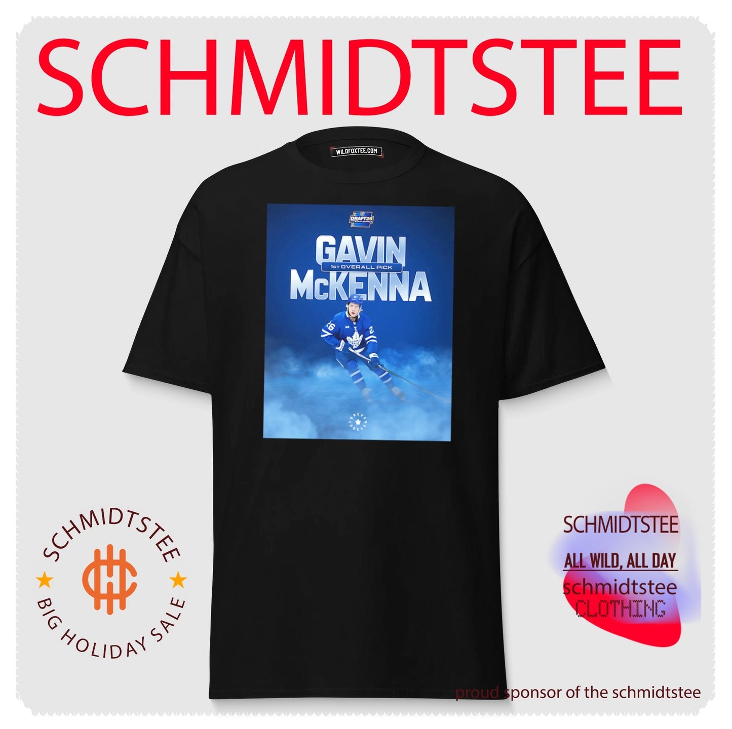 2026 NHL Draft Toronto Maple Leafs Gavin McKenna 1st overall pick portrait poster shirt