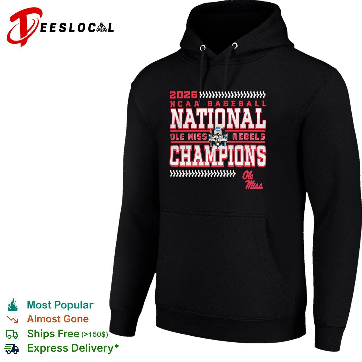2026 Ole Miss Rebels NCAA Baseball National Champions College World Series shirt
