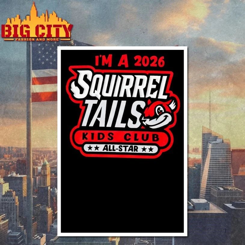 2026 Richmond Flying Squirrel Tails Kids Club All Star Giveaway T-shirt
