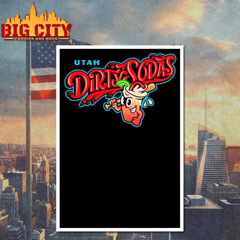 2026 Salt Lake Bees Utah Dirty Sodas Cream Shirt