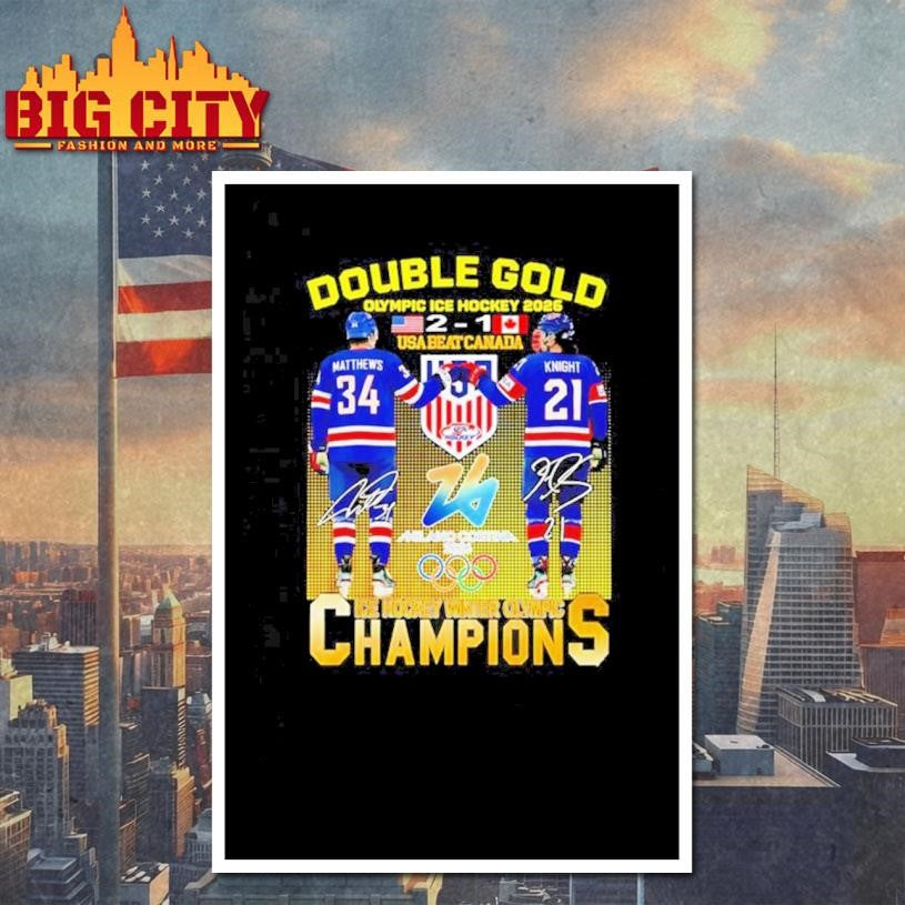 2026 Winter Olympics USA Men’s &amp; Women’s Ice Hockey Champions Shirt