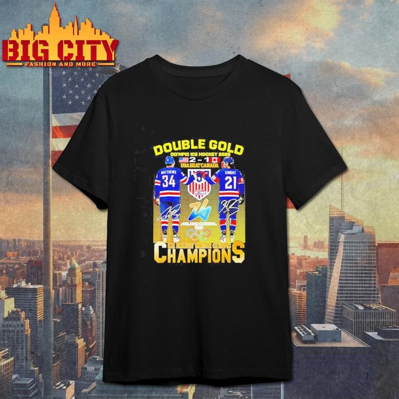 2026 Winter Olympics USA Men’s &amp; Women’s Ice Hockey Champions Shirt