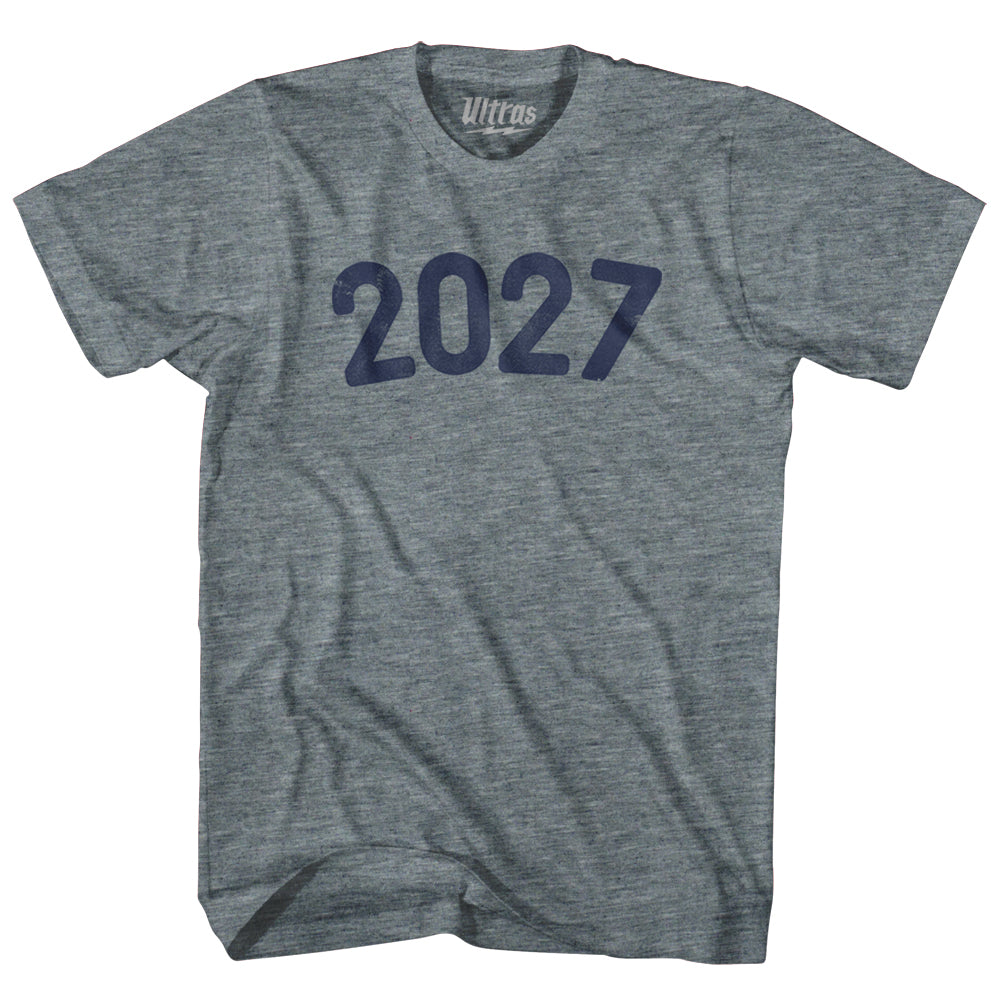 2027 Year Celebration Adult Tri-Blend T-shirt Style007
