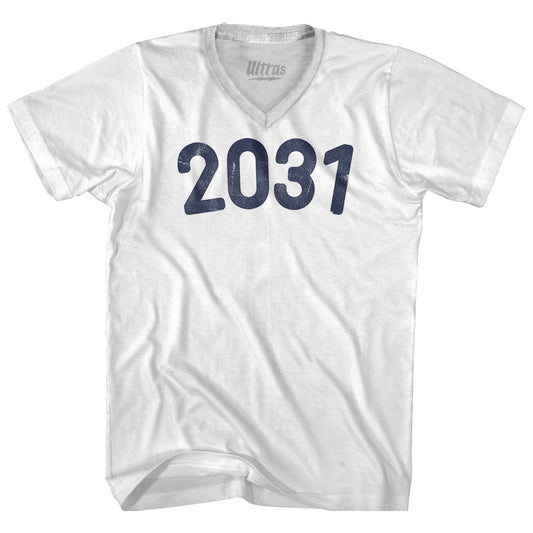 2031 Year Celebration Adult Tri-Blend V-neck T-shirt Style006