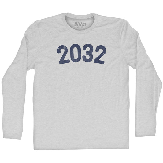 2032 Year Celebration Adult Cotton Long Sleeve T-shirt Style001