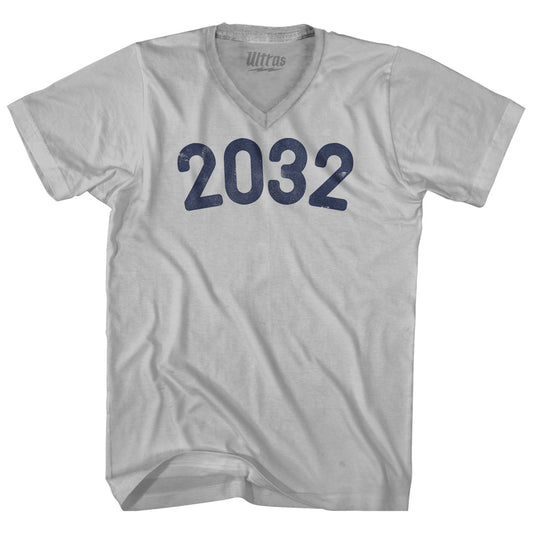 2032 Year Celebration Adult Tri-Blend V-neck T-shirt Style005