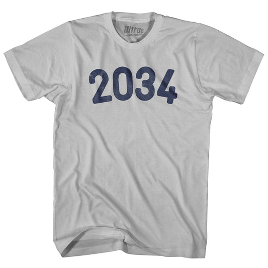 2034 Year Celebration Adult Cotton T-shirt