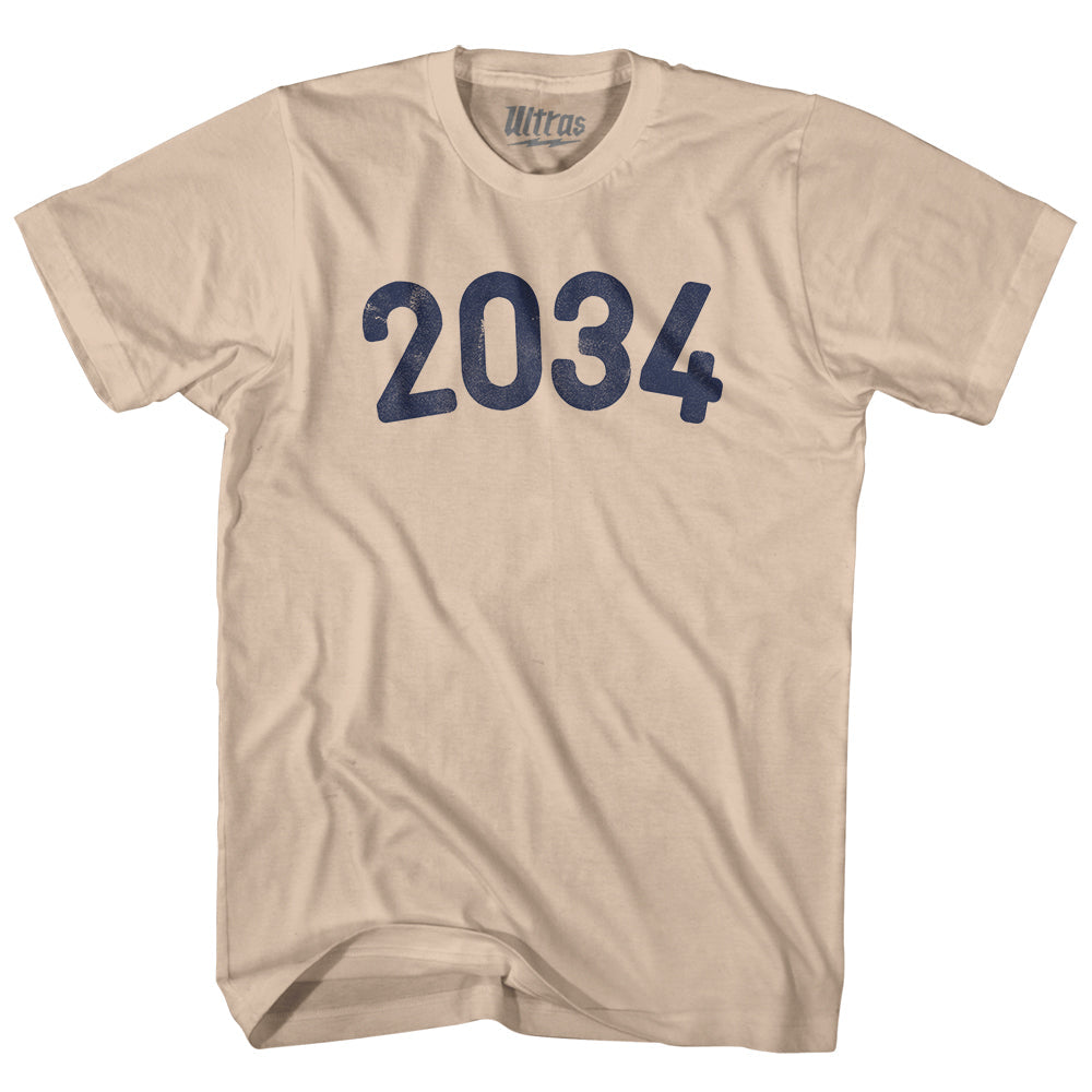 2034 Year Celebration Adult Cotton T-shirt Style001