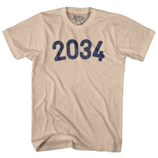 2034 Year Celebration Adult Cotton T-shirt Style001