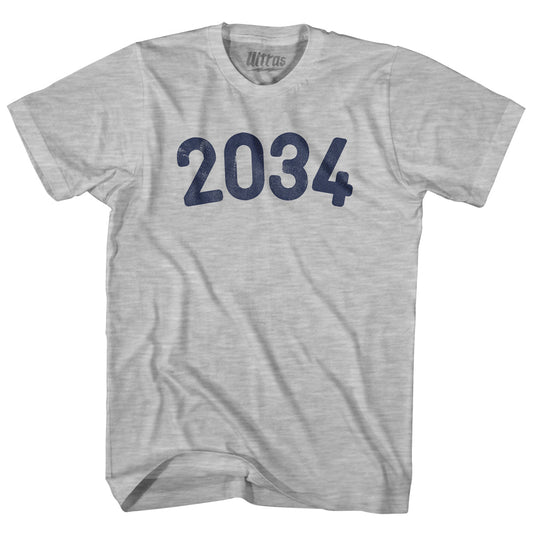 2034 Year Celebration Adult Cotton T-shirt Style006