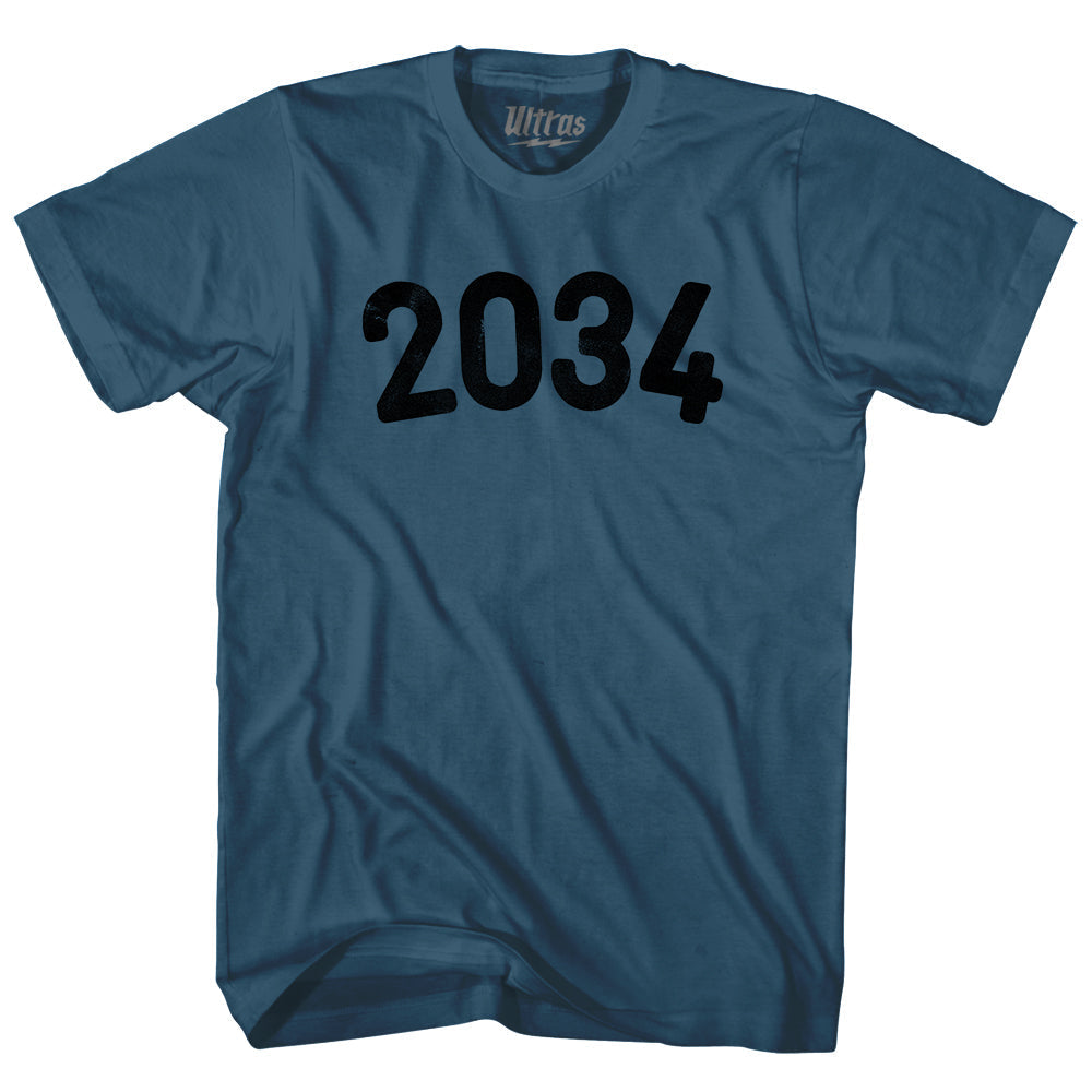 2034 Year Celebration Adult Cotton T-shirt Style004