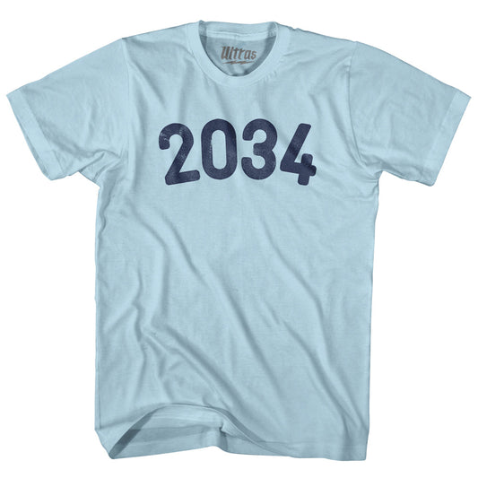 2034 Year Celebration Adult Cotton T-shirt Style003