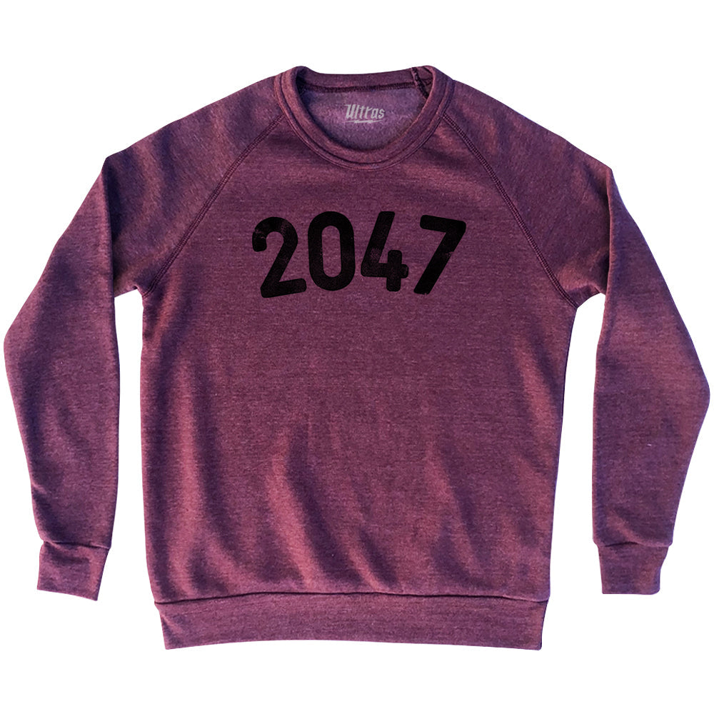 2047 Year Celebration Adult Tri-Blend Sweatshirt Style002