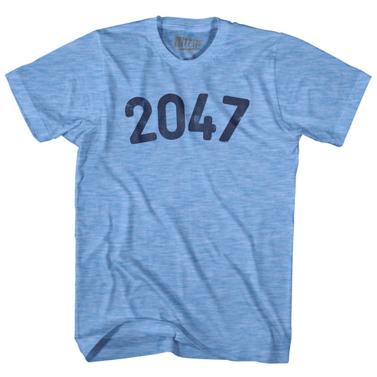 2047 Year Celebration Adult Tri-Blend T-shirt Style005